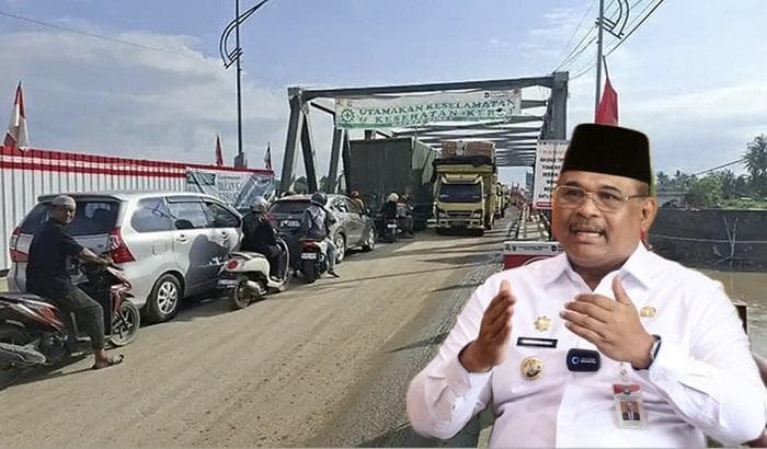 Safrizal ZA Ingatkan Sopir Truk Patuhi Batas 30 Ton di Jembatan Kuta Blang