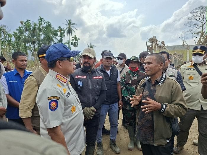 Warga Sahraja Aceh Timur Minta Huntara dan Tenda Sekolah Segera Dibangun