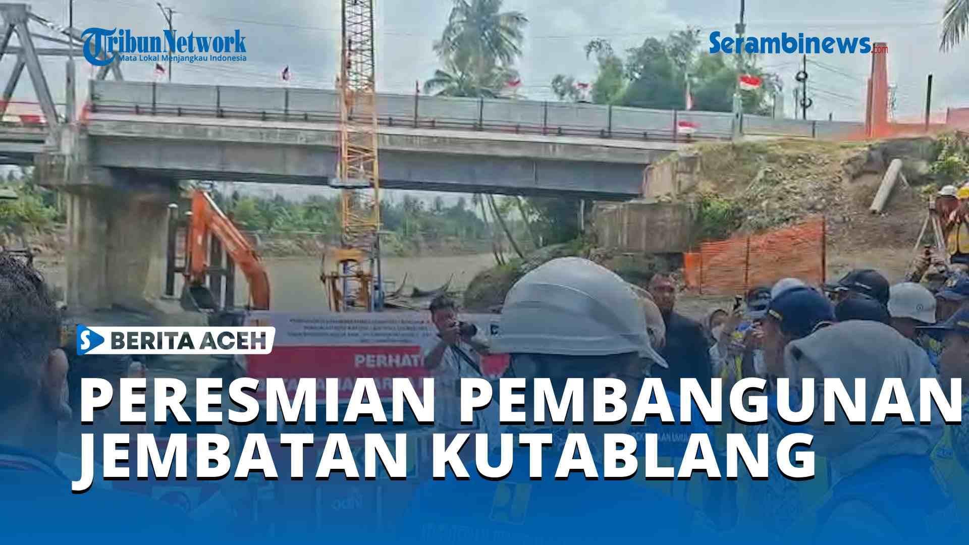Jembatan Baru Krueng Tingkeum Kutablang Dibangun, Warga Bireuen Dapat Akses Lebih Lancar