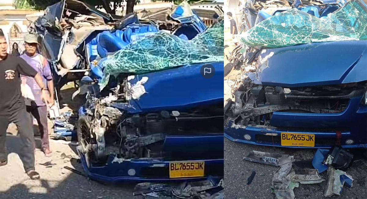 Kecelakaan Hiace vs Truk di Aceh Selatan, Dua Orang Luka Berat