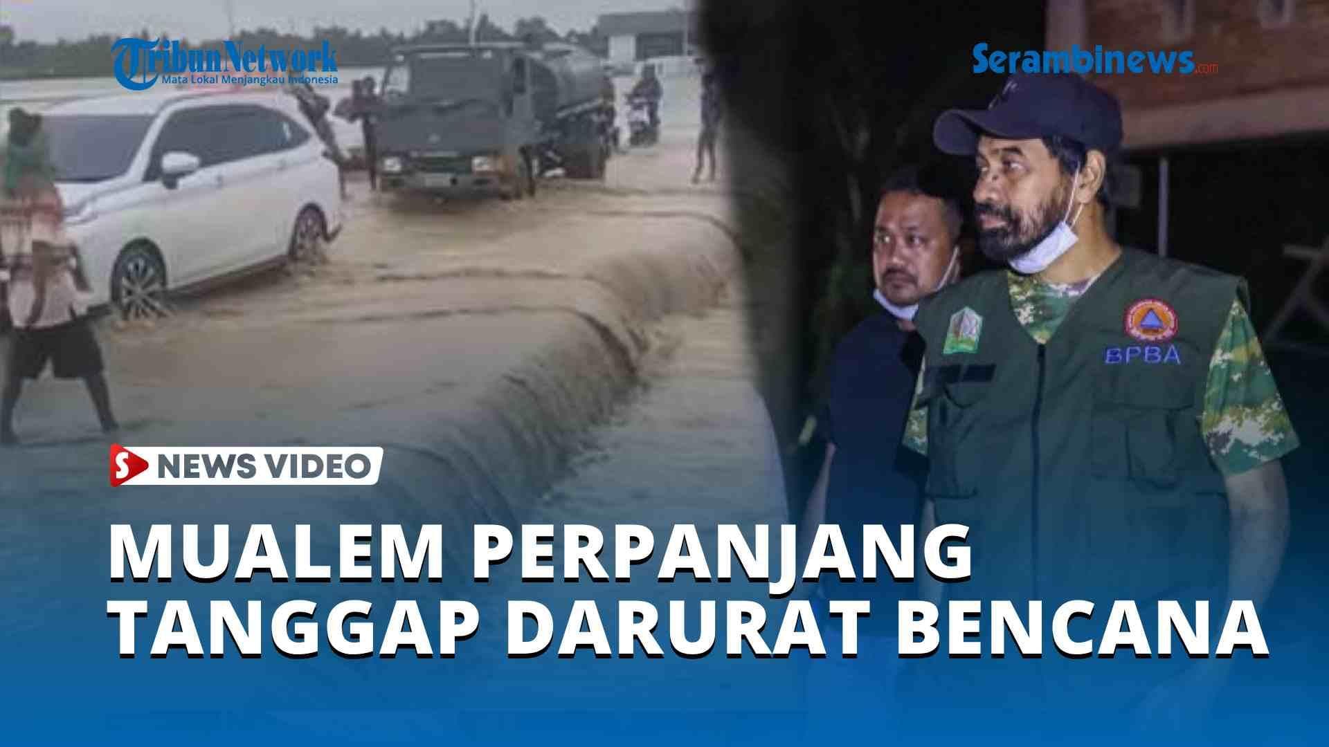 VIDEO Mualem Perpanjang Tanggap Darurat Bencana, hingga 8 Januari 2026