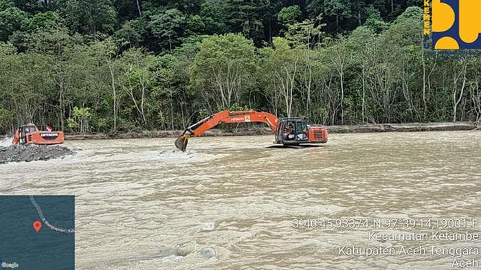 Pascabanjir, BWS Sumatera-1 Normalisasi dan Alihkan Sungai Alas ke Asalnya