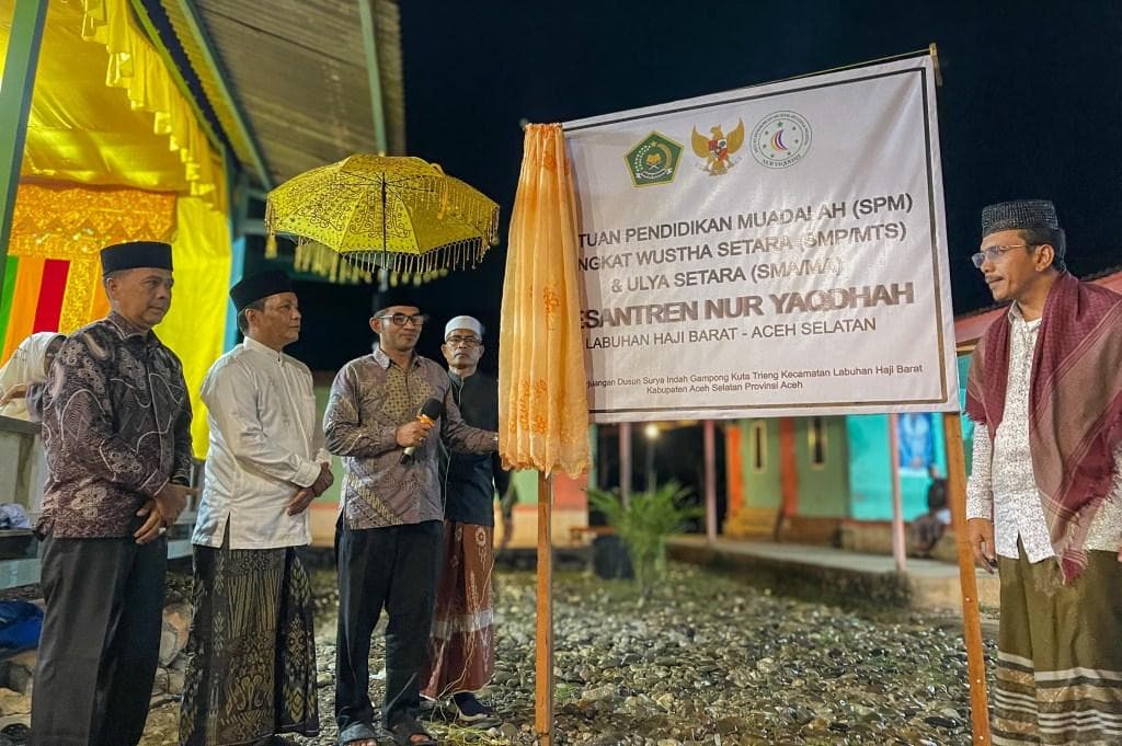 Pesantren Nur Yaqdhah Aceh Selatan Buka Muadalah, Perkuat Pendidikan Santri