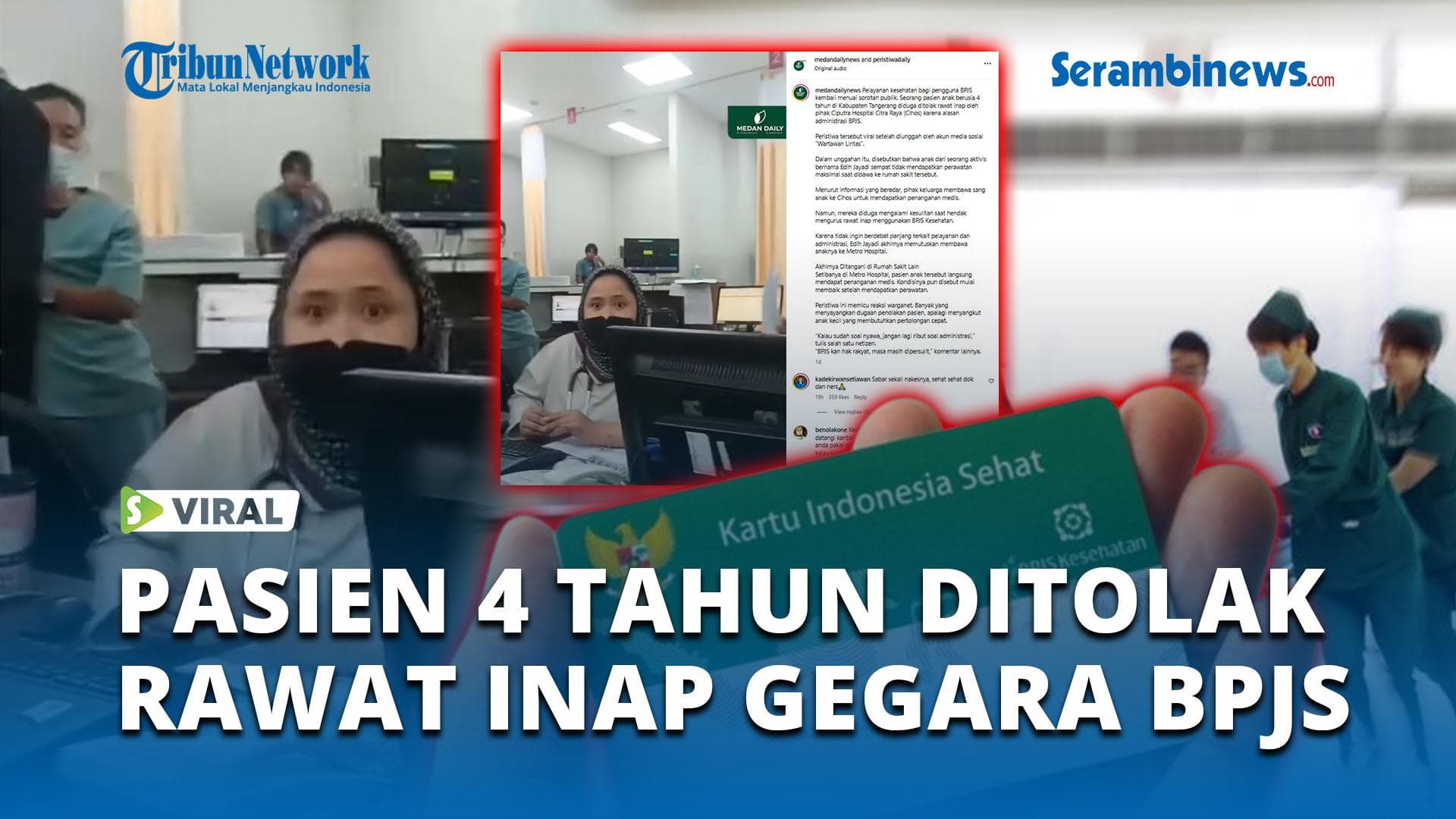 Pasien Anak 4 Tahun Diduga Ditolak Rawat Inap di Cihos, Warganet Murka