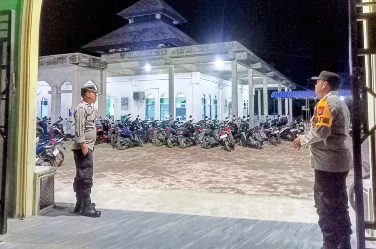 Polres Abdya Jaga Keamanan Masjid Selama Ramadhan di Aceh Barat Daya