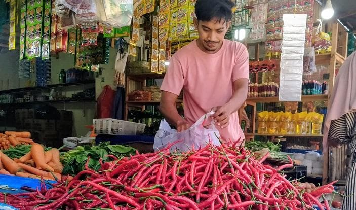 Harga Cabai dan Bahan Pokok Stabil Pasca Lebaran di Aceh Barat Daya