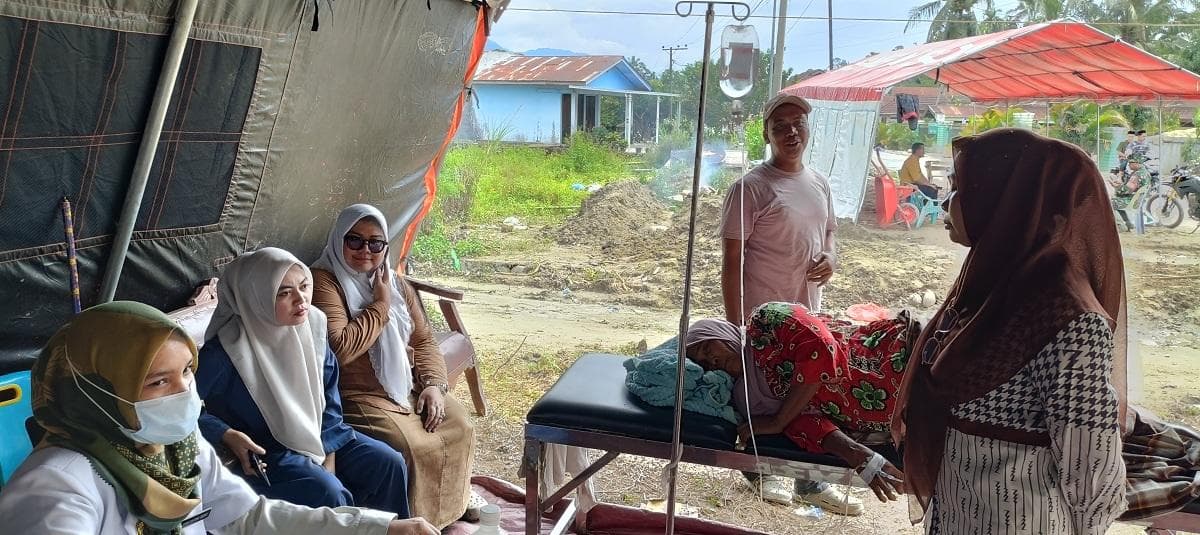 Jalan Nasional di Agara Masih Berdebu, Korban Banjir Bandang Ketambe Terserang ISPA dan Diare