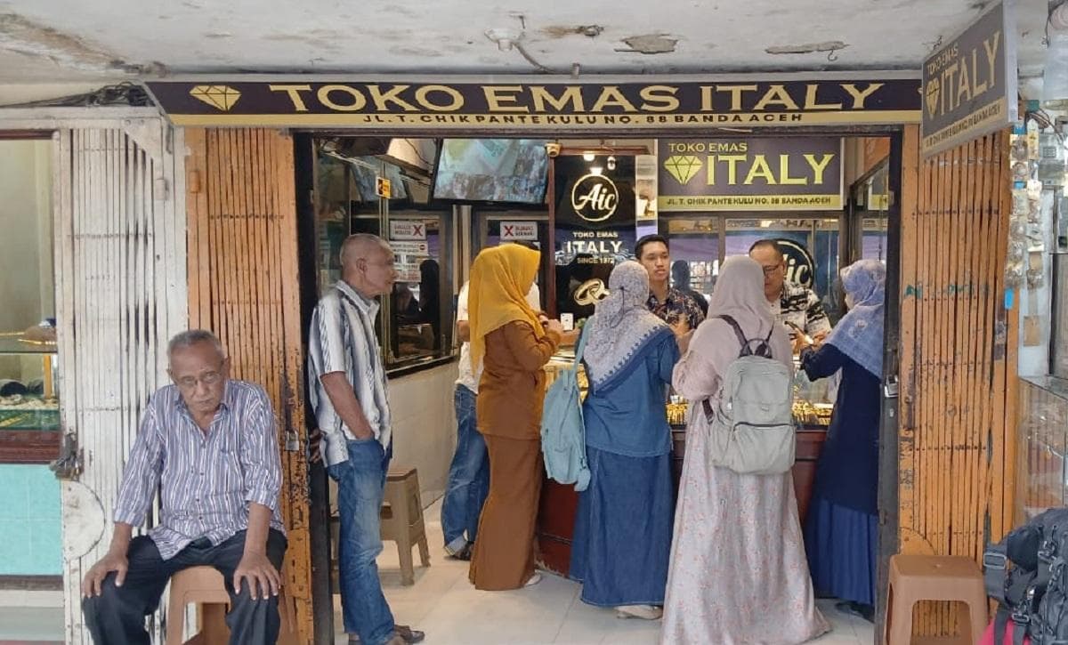 Harga Emas di Banda Aceh Naik Rp 200 Ribu per Mayam Akibat Konflik Timur Tengah