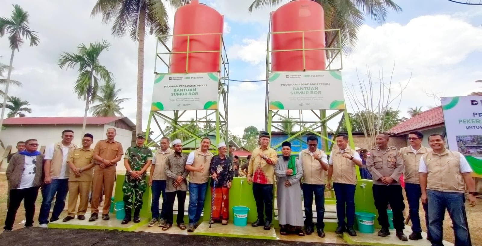Pegadaian Peduli: Air Bersih, Pendidikan, dan Bantuan Sosial untuk Aceh Utara
