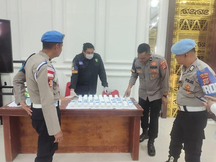 Polres Aceh Timur Tes Urine Personel, Hasil 100% Negatif Narkoba
