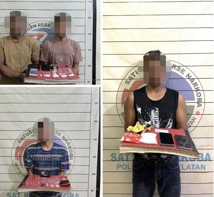 Polisi Ungkap 3 Kasus Narkoba di Aceh Selatan, Amankan 124,24 Gram Sabu