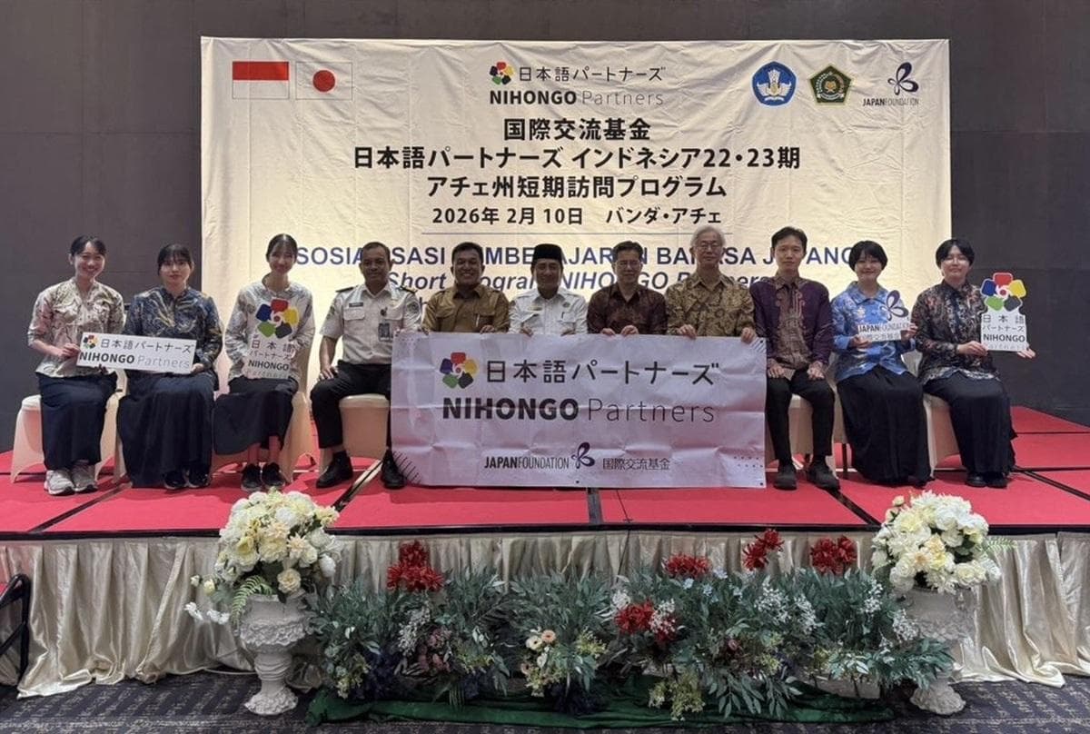Japan Foundation Dorong Minat Belajar Bahasa Jepang di Aceh Lewat Program Nihongo Partners