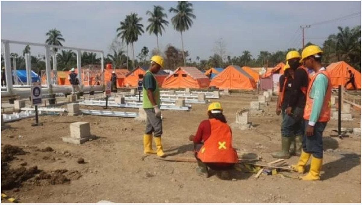 Warga Aceh Utara Optimis Pindah ke Huntara Sebelum Ramadan Tiba