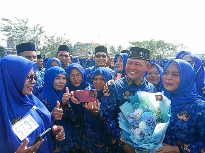 Aceh Utara Pelantikan 8.094 PPPK Paruh Waktu, Rekor Nasional Kedua