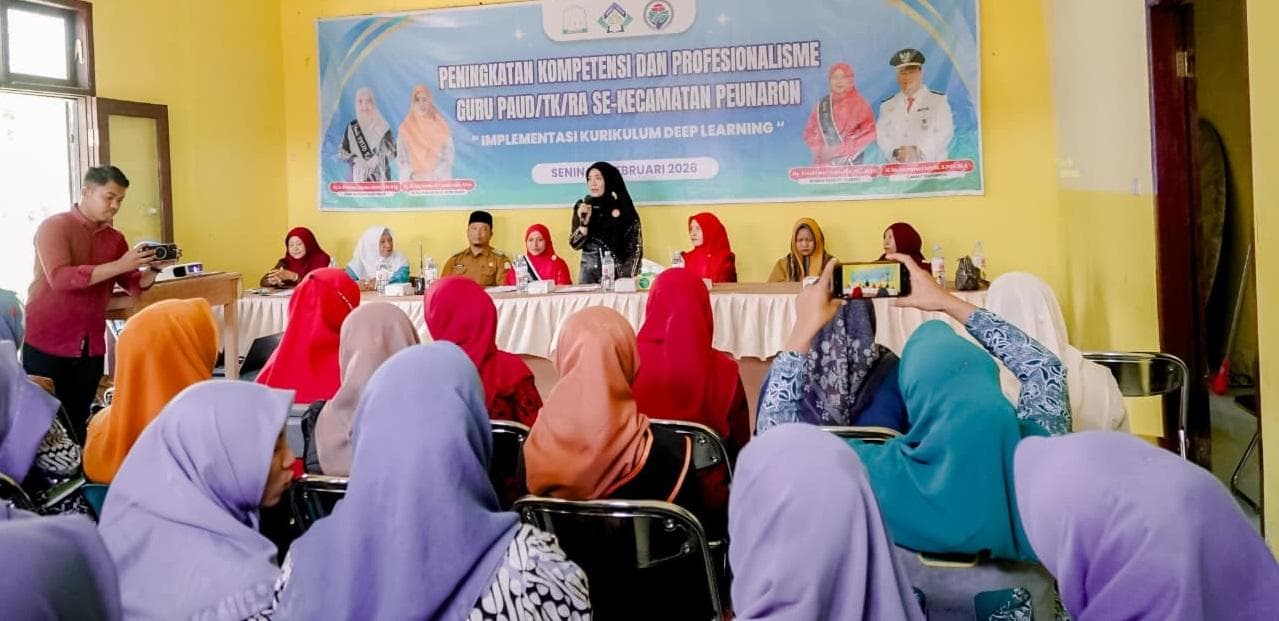 Guru PAUD Peunaron Aceh Timur Belajar Deep Learning untuk Generasi Emas