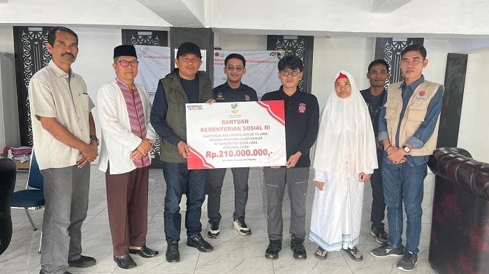 14 Keluarga Korban Bencana Gayo Lues Terima Santunan Rp 15 Juta