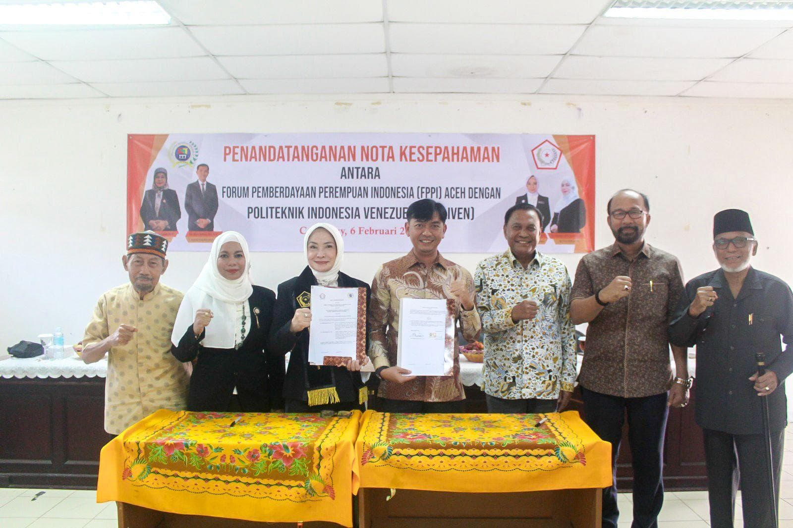 Poliven & FPPI Kolaborasi Pemberdayaan Perempuan di Aceh Besar