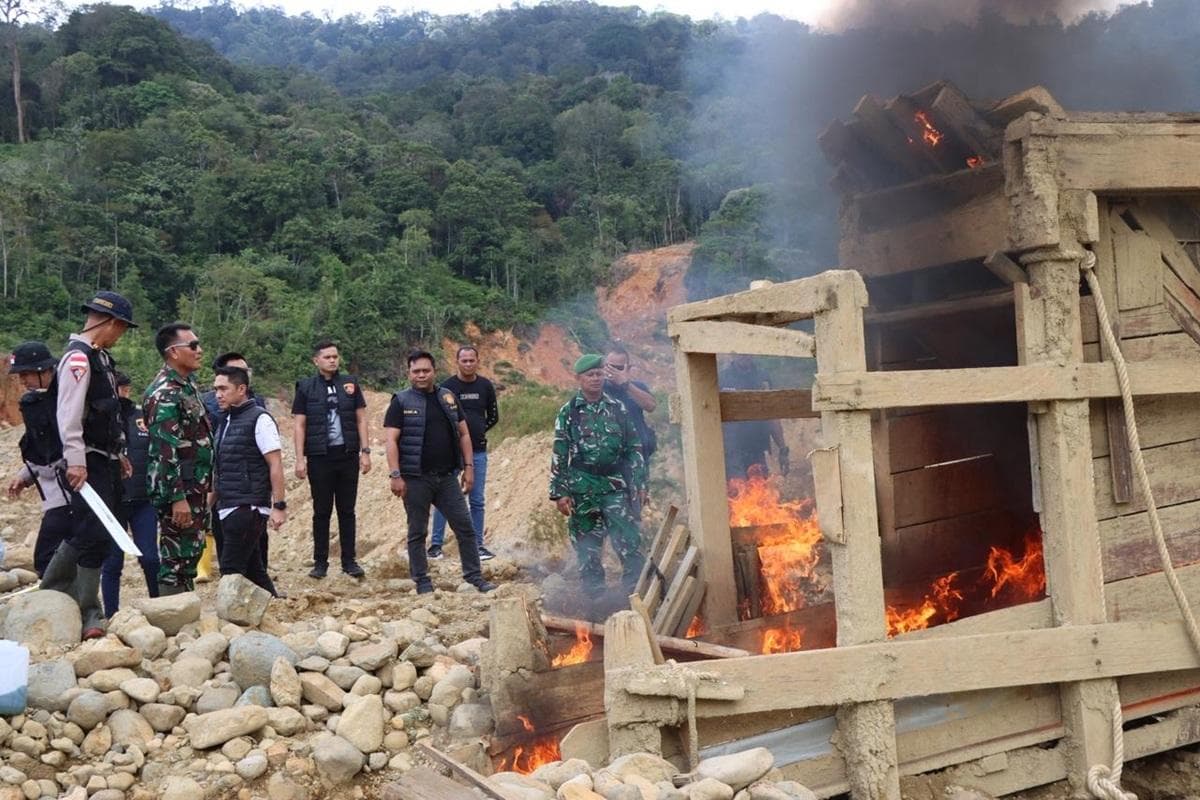 Polda Aceh Bongkar Tambang Emas Ilegal di Geumpang, Pidie: Dampak Ekologis Serius