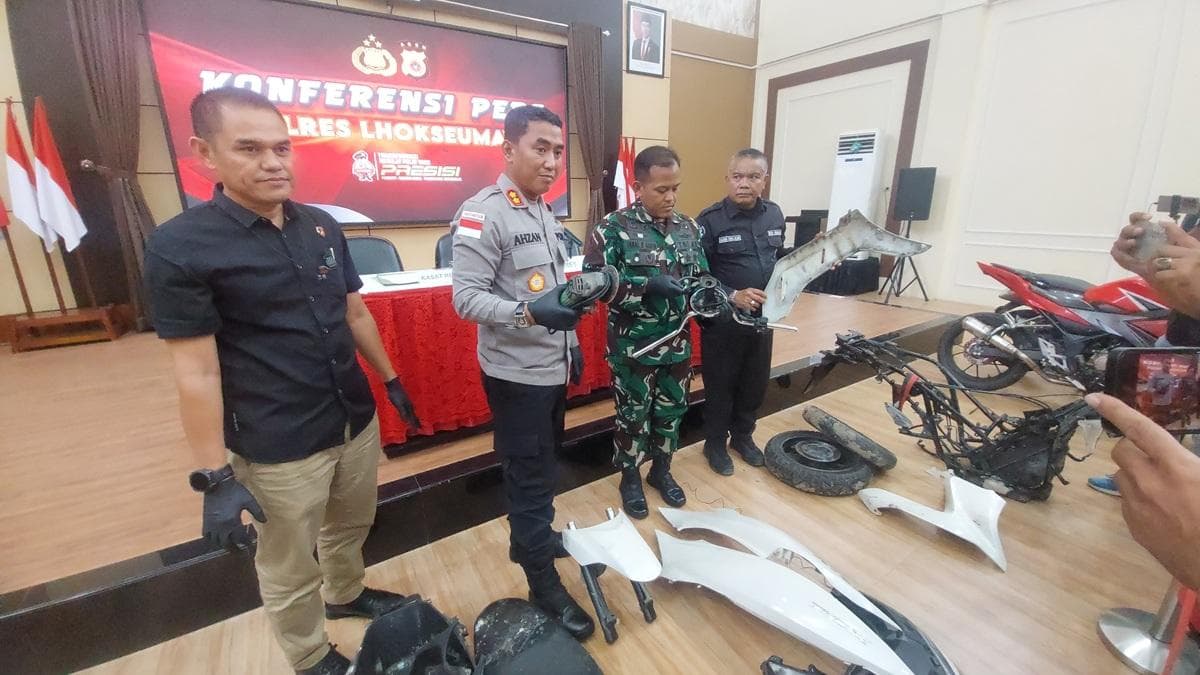 Sindikat Curanmor di Aceh Utara Dibongkar, Tujuh Tersangka Ditangkap