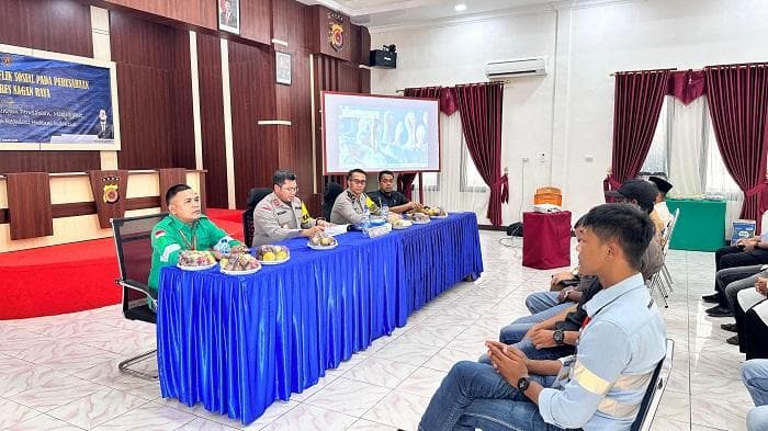 Polres Nagan Raya Sosialisasi Cegah Konflik Sosial di Perusahaan Tambang
