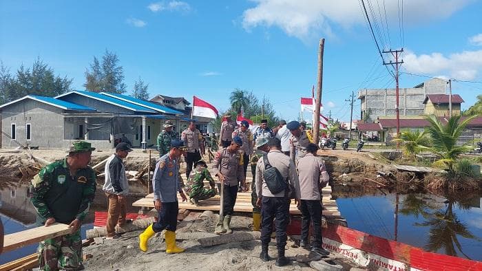 Bobot Kendaran Dibatasi 3 Ton di Jembatan Darurat Menuju Singkil