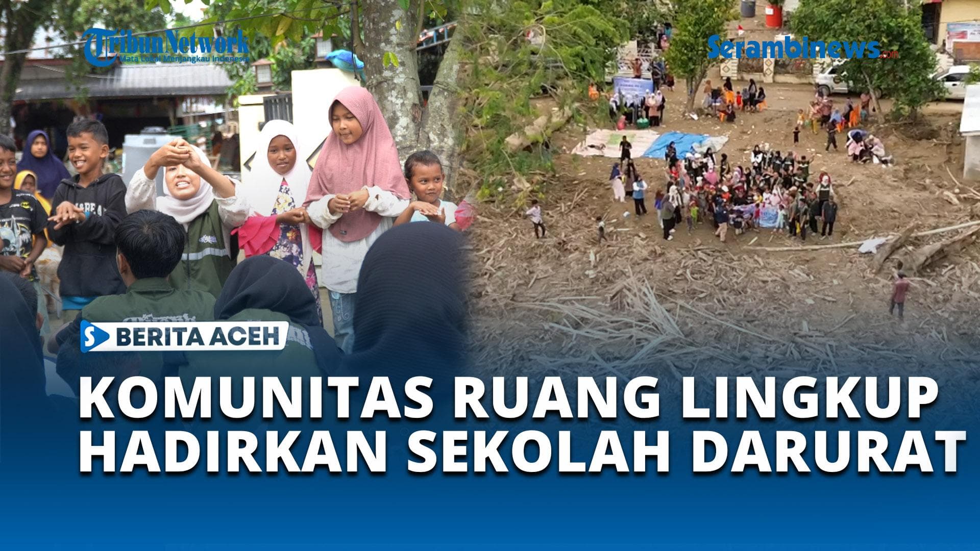 Sekolah Darurat Psikososial untuk Anak Pidie Jaya Pasca Bencana