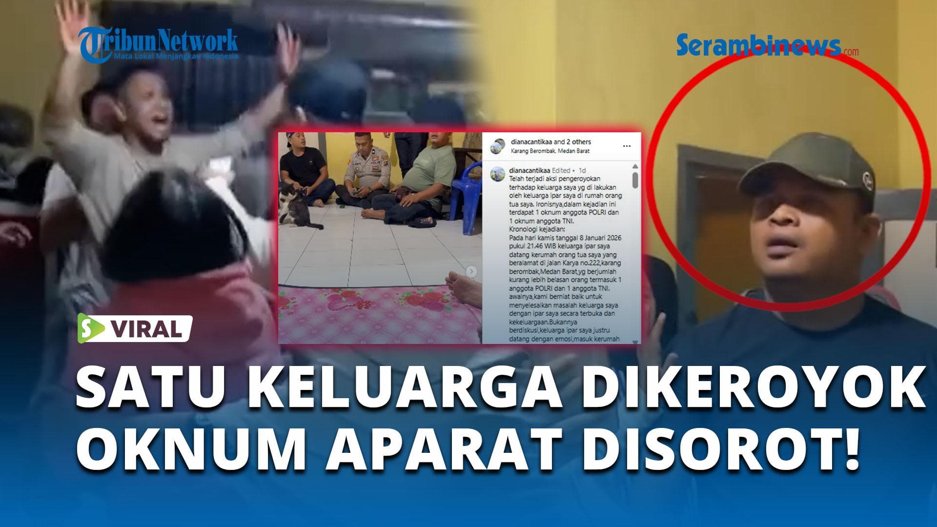 Keluarga Dikeroyok di Medan, Diduga Libatkan Oknum Polri dan TNI