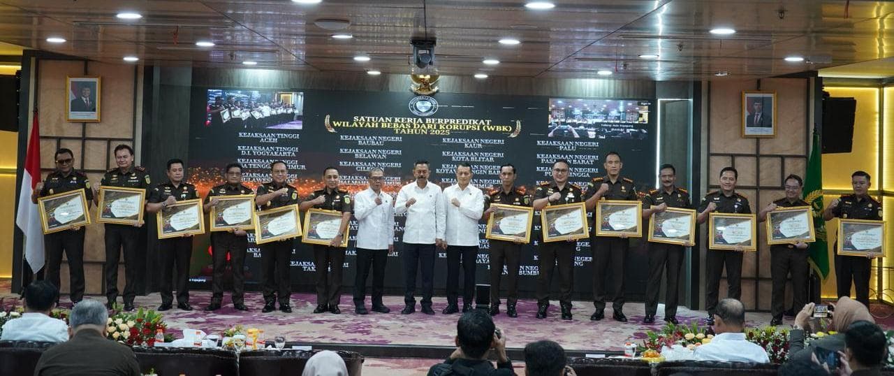 Kejati Aceh Raih Predikat WBK Tahun 2025