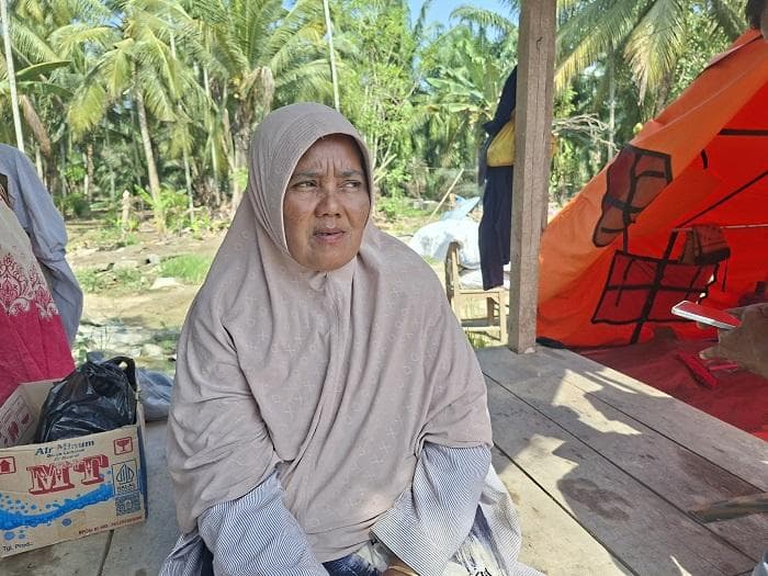 Syamsiah Bertahan di Tenda, Menanti Huntap Jelang Puasa di Bireuen