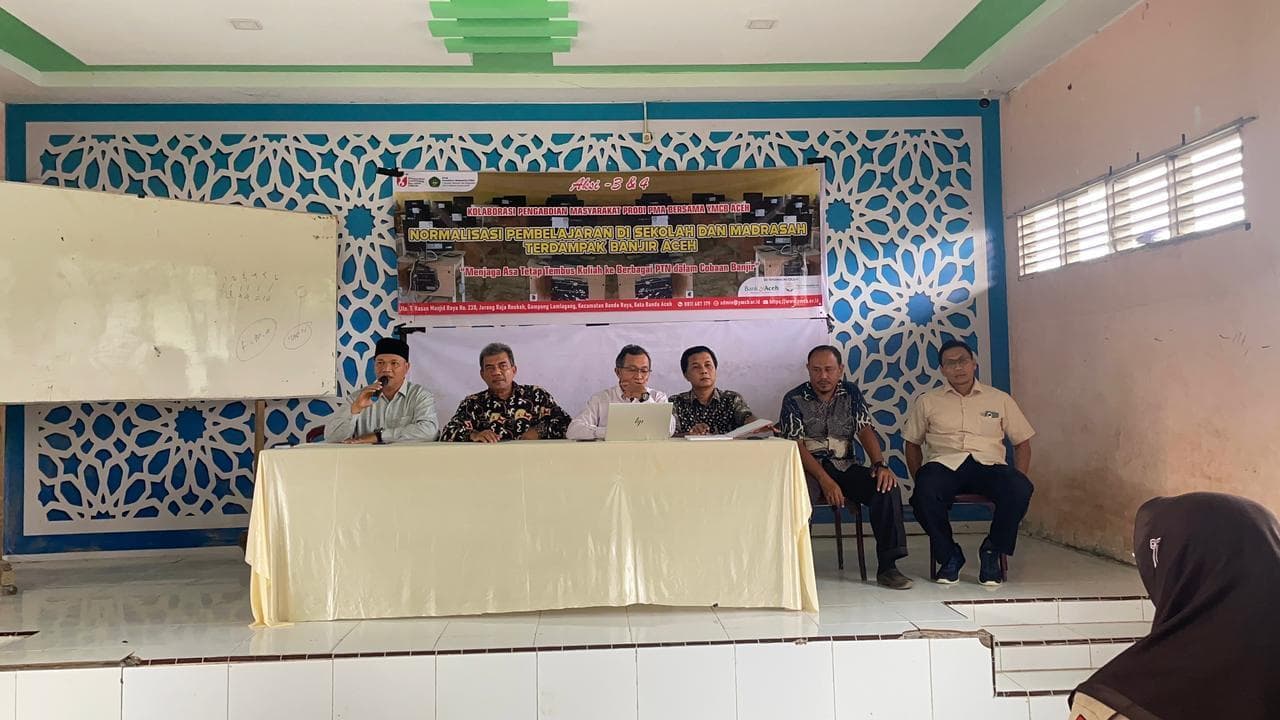 YMCB dan Prodi PMA Bantu Siswa Aceh Tembus PTN Pascabanjir 2025