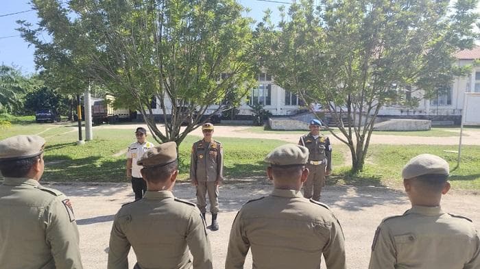 Satpol PP Aceh Jaya Turunkan 12 Personel Jaga Ketupat Seulawah 2026