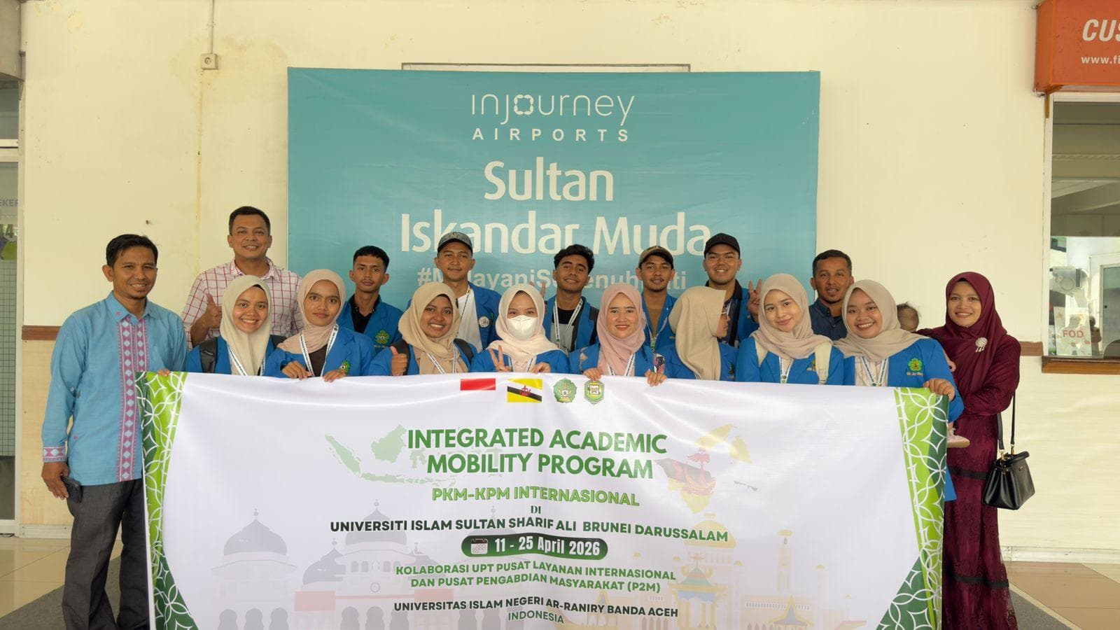 13 Mahasiswa UIN Ar-Raniry Aceh Berangkat ke Brunei untuk Program Pertukaran Perdana