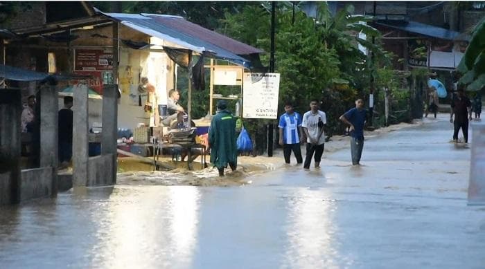 Sejumlah Sungai dan Waduk Meluap, Puluhan Desa di Bireuen Kembali Banjir