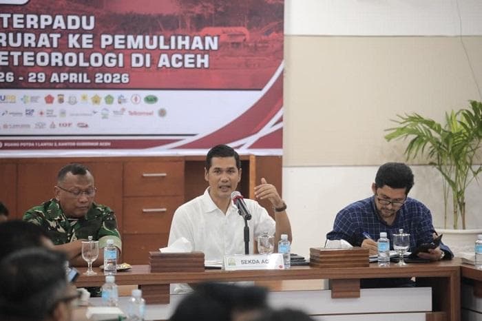 Sekda Aceh Percepat Huntara dan Logistik Jelang Ramadhan untuk Warga Terdampak