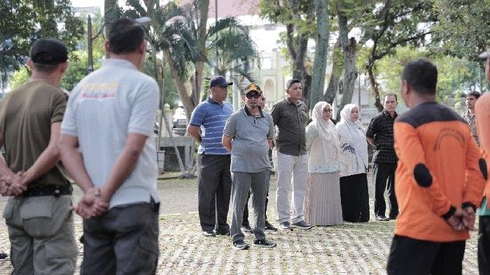 Gotong Royong Massal ASN & TNI Bersihkan Banda Aceh Menjelang Ramadan