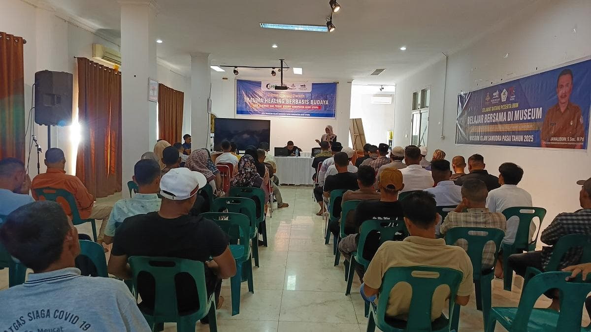 CISAH Gelar Trauma Healing Budaya untuk Seniman Aceh Utara Pascabanjir