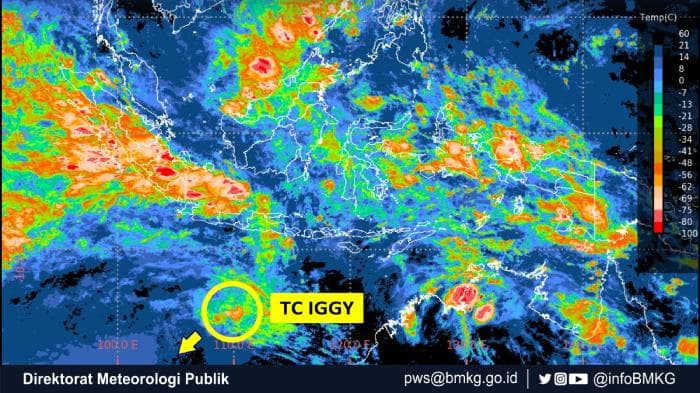Waspada Dampak Siklon IGGY di Aceh: Hujan Lebat dan Gelombang Tinggi 24 Jam ke Depan