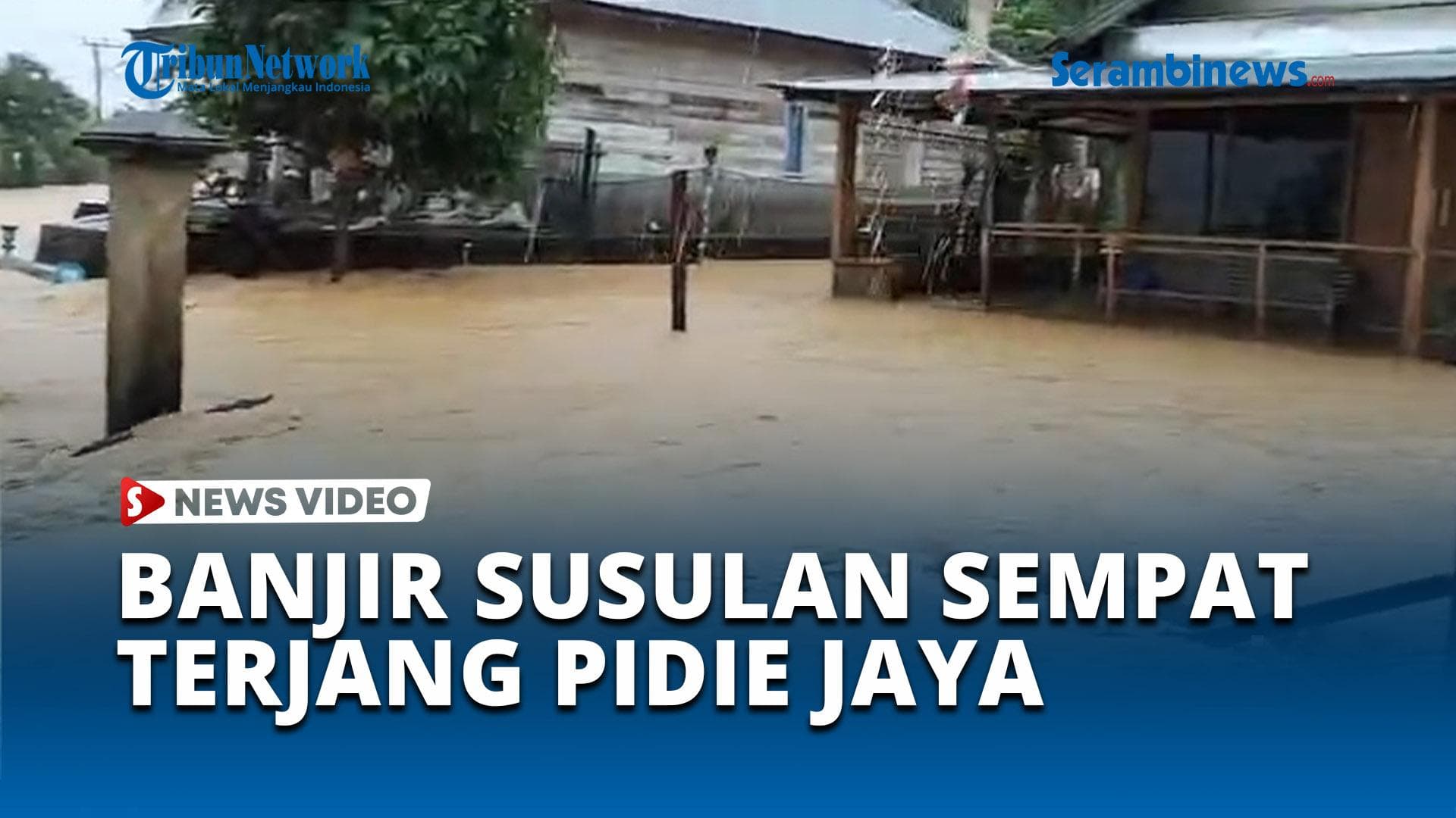 VIDEO Sungai Meluap, Puluhan Desa di Pidie Jaya Diterjang Banjir Lagi