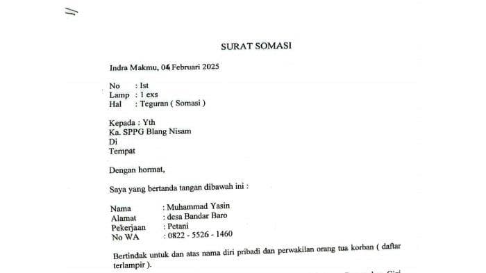 Orang Tua Korban Keracunan MBG Aceh Timur Layangkan Somasi ke SPPG