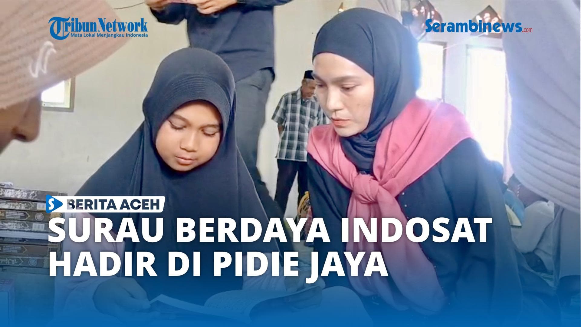Indosat Bantu Surau di Pidie Jaya, Anak-anak Senang Belajar Mengaji