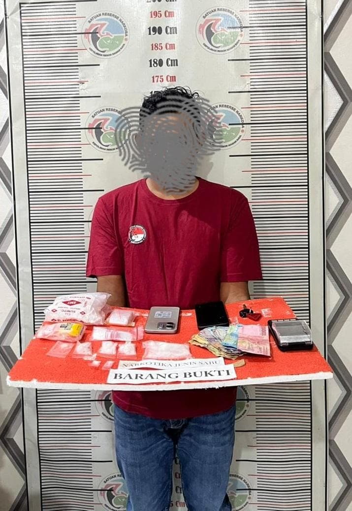 Polisi Tangkap Pengedar Sabu dengan 42 Gram di Nagan Raya, Warga Diminta Waspada
