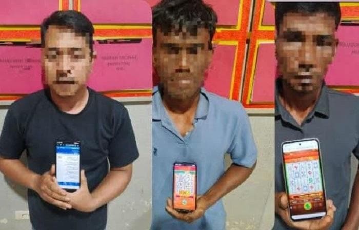 Polisi Tangkap 3 Warga Nagan Raya Bermain Judi Online di Warung Kopi