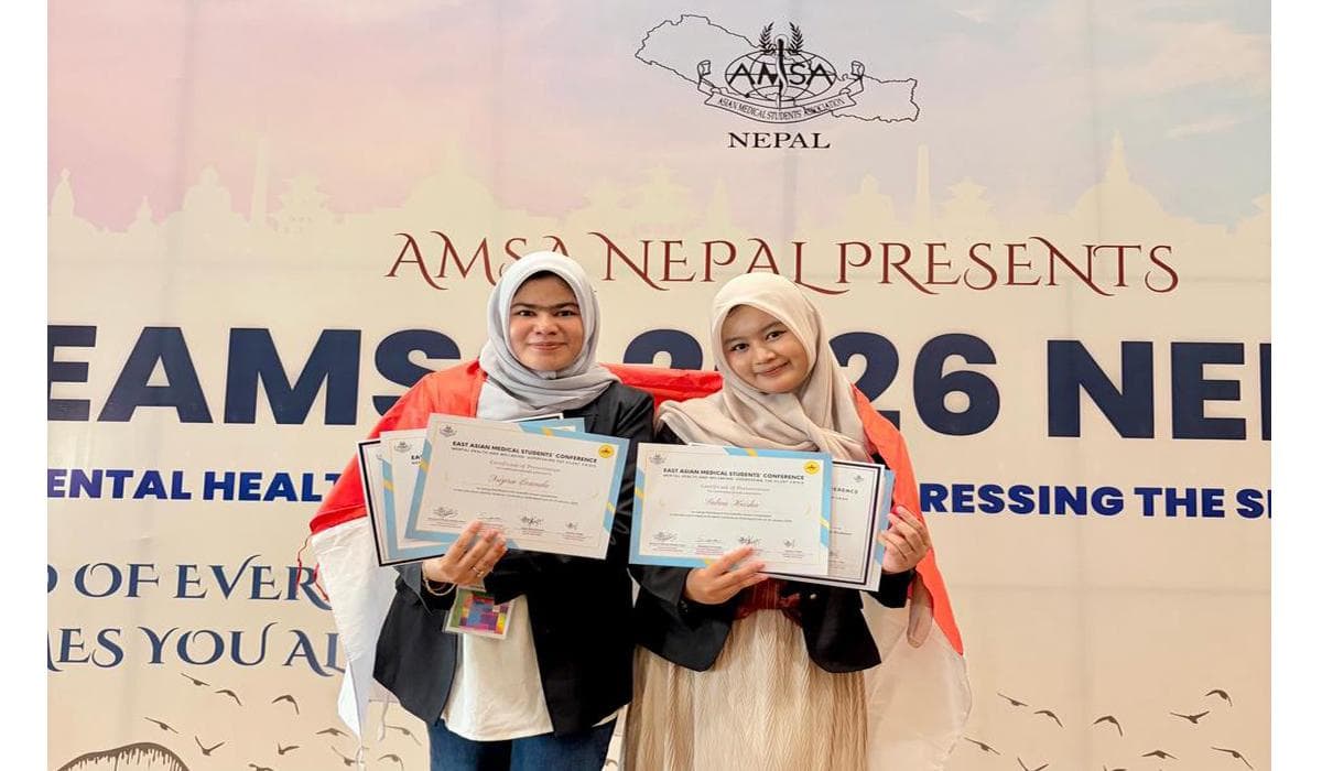 Mahasiswa FK USK Raih Juara I di Ajang Internasional EAMSC 2026 Nepal