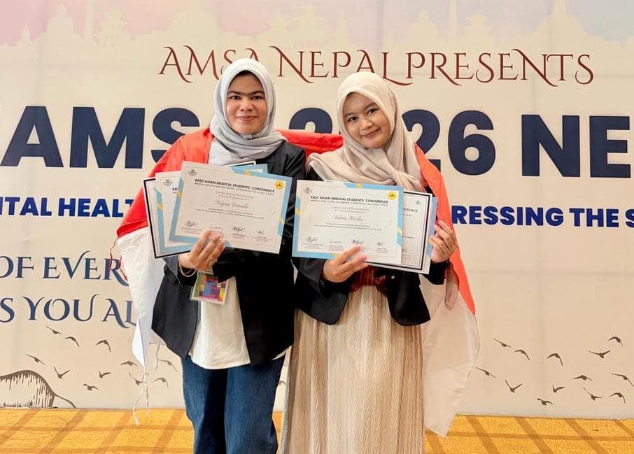 Mahasiswa FK USK Juara Internasional dengan Inovasi Terapi Depresi untuk Tenaga Kesehatan