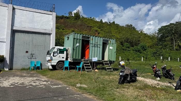 Lapas Blangpidie Hadirkan Toilet Mobil Cegah Barang Terlarang Saat Kunjungan Lebaran