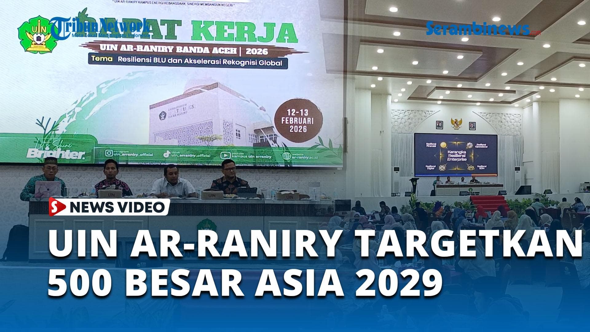 UIN Ar-Raniry Aceh Targetkan 500 Besar Asia 2029 Melalui Kemandirian Bisnis