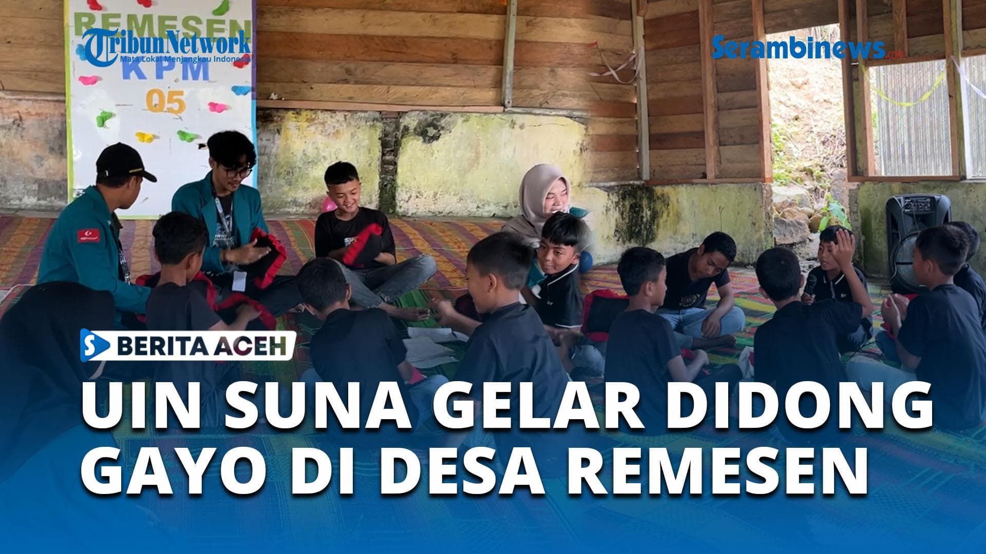 Mahasiswa UIN SUNA Gunakan Didong Gayo untuk Trauma Healing Anak di Aceh Tengah