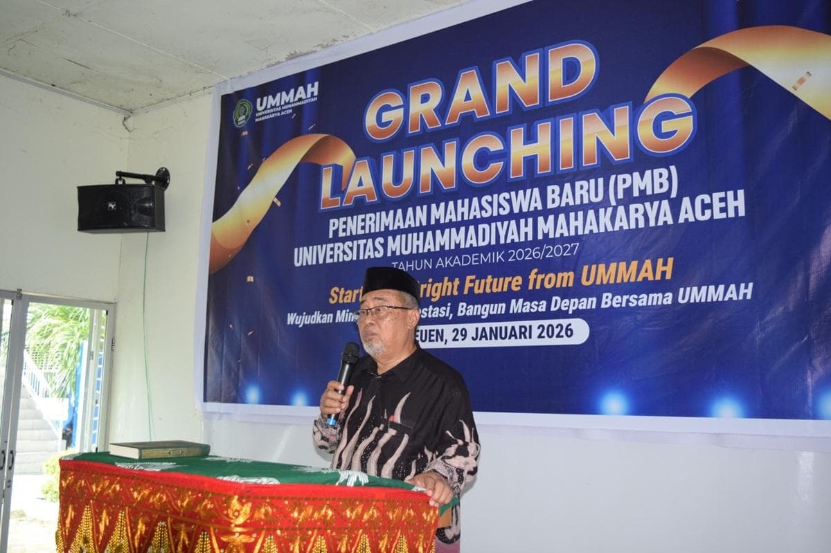 UMMAH Bireuen Luncurkan PMB 2026/2027, Siapkan Rencana Pendidikanmu Sekarang