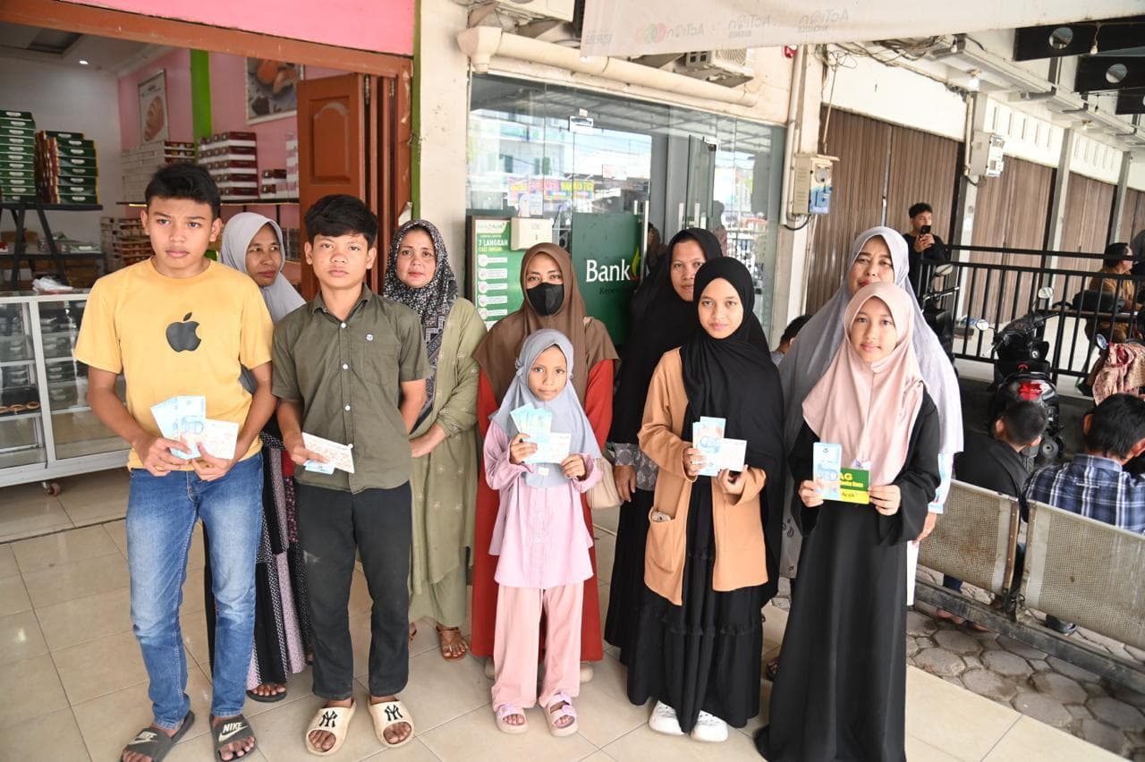 Pemkab Aceh Besar Salurkan Rp500 Ribu untuk 327 Anak Yatim Jelang Lebaran