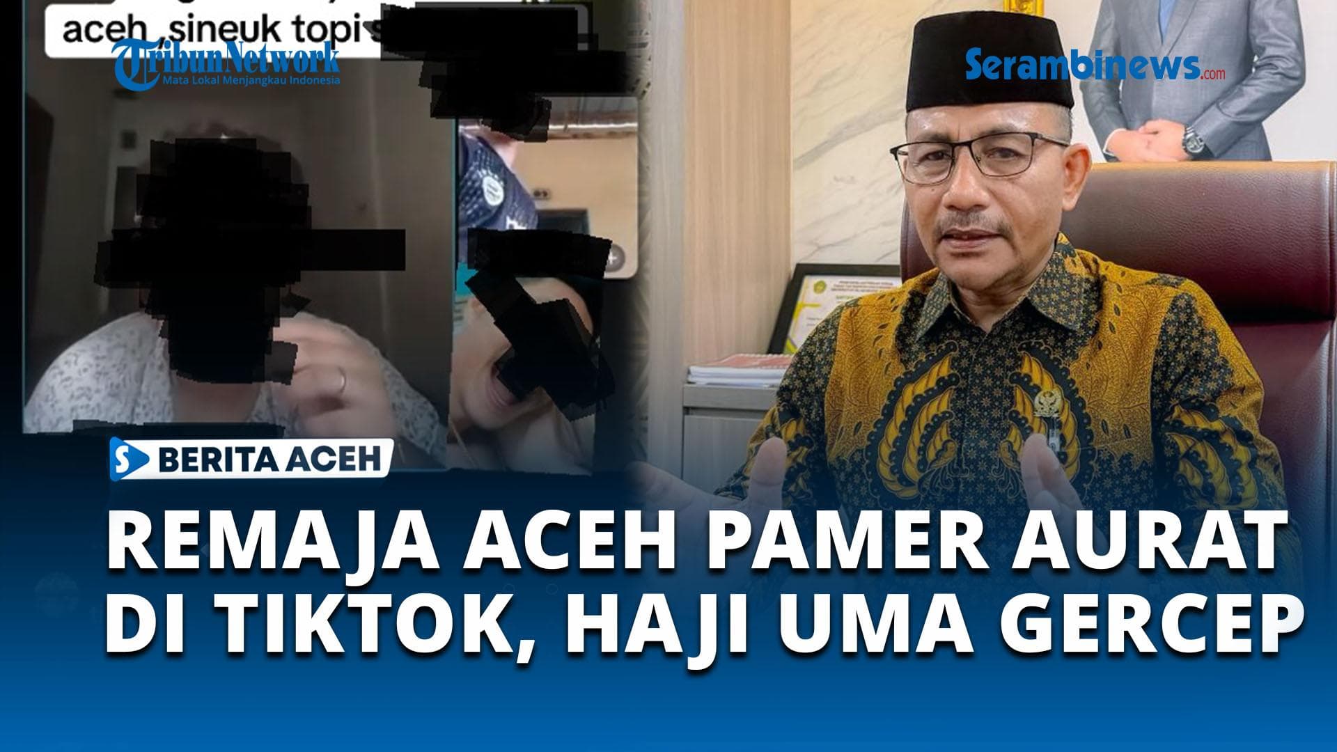 Haji Uma Gerak Cepat Atasi Remaja Aceh Pamer Aurat di TikTok